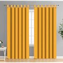 Yaweh Cotton Striped Room Darkening Loop Type