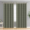Yaweh Cotton Striped Room Darkening Loop Type