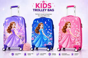 YAYAVAR KIDZ GIRLS PRINCESS TROLLEYBAGS SMALL SIZE