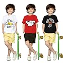 Yazh Texworld Boys Round Neck Blended Cotton