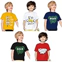 Yazh Texworld Boys Round Neck Blended Cotton