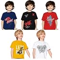 Yazh Texworld Boys Round Neck Blended Cotton