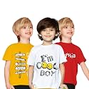 Yazh Texworld Boys Round Neck Blended Cotton