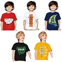 Yazh Texworld Boys Round Neck Blended Cotton