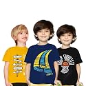 Yazh Texworld Boys Round Neck Blended Cotton