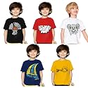 Yazh Texworld Boys Round Neck Blended Cotton