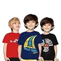 Yazh Texworld Boys Round Neck Blended Cotton