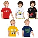 Yazh Texworld Boys Round Neck Blended Cotton