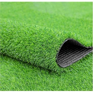 34yazlyn collection polyester blend high density artificial grass carpet for terrace roof garden with 4 layers protectionhd-yw-35mm-35x10ft34