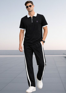Yazole Solid Men Track Suit