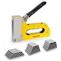 YEAHOME T50 Heavy Duty Staple Gun Kit, Upholstery Staple Gun with 6000 T50 Staples of 1/4, 3/8, 1/2 Inch, Manual Stapler Gun for Wood, Crafts, Wall, DIY & Professional Use