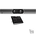 Yealink A30-020-TEAMS all-in-one Collaboration bar with CTP18 Touch Panel, Connects to Deskphone, PC/Mac, Softphones - Works with Teams, Zoom, RingCentral, 8x8, Vonage, Global Teck Microfiber Included
