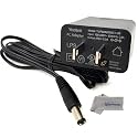 Yealink PS5V2000US Power Supply Adapter 5V 2A - Compatible with Yealink SIP Phones: T54W, T29G, T46S, T46U, T48S, T48U, T52S, T54S, T56A, T58V, T58A, T73U, T73W, T74W, T74U, T77U, w/Global Teck Cloth