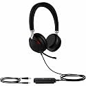 Yealink UH38 Series Premium USB Headset, Black Headphones Headset