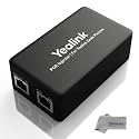 Yealink YLPOE30 PoE Injector Adapter for Yealink PoE-Enabled T4x/T5/xT7x/T8x IP Phones, Gigabit 802.3af/at – Reliable Network Power When No Outlet is Available, Ideal for Conference Tables, GTW Cloth