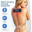 (YEAR-2024) New Trending Full Body Mini Butterfly TENS Massager with 8 Modes, 19 Levels Electric Rechargeable Portable EMS Patch for Shoulder, Neck, Arms, Legs, Neck, Men/Women