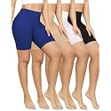 Yeblues 4 Pack Slip Shorts for Under Dresses Smooth Anti Chafing Underwear