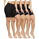 Yeblues 4 Pack Slip Shorts for Under Dresses Smooth Anti Chafing Underwear