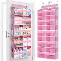 Yecaye 5 Tier Over The Door Organizer, 10 Compartments Large Door Storage