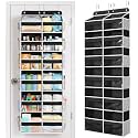 Yecaye 6 Tier Over The Door Organizer, Door Organizer with 12 Compartments