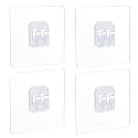 YeeBeny Corner Shower Caddy Adhesive Sticker Hook Mount for Shower Caddy Basket Bathroom Shelf Compatible with KINCMAX，SMARTAKE, JOMARTO, Flowmist, Nieifi, HapiRm, Odesign, Lovelers 4 pack