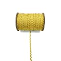 Yellow 3/16" (5mm) Baby RIC Rac Trim – 24 Yards – Wavy Braid, Ideal for Sewing, Quilting, Hair Bows, Crafts