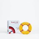 Yellow 2.5MM 90 MTR Wire | FR PVC Insulated Multi Strand CCA Copper Electrical Cable | Flame Retardant House Wiring Wire for Domestic &amp; Industrial Use