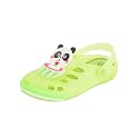 Yellow Bee Panda in Watermelon LED Clogs