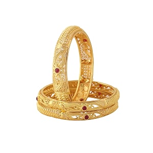 yellow chimes bangles for women gold toned meenakari touch traditional bangles for women and girls