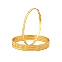 Yellow Chimes Bangles for Women Gold Toned Meenakari Touch Traditional Bangles for Women and Girls