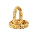 Yellow Chimes Bangles for Women Gold Toned Meenakari Touch Traditional Bangles for Women and Girls