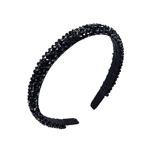 yellow chimes hair bands for girls black hair band crystal studded headbands hairbands for kids and girls hair accessories for girls