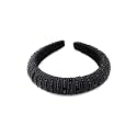Yellow Chimes Hair Bands for Girls Headbands for Women Black Hair Band Broad Headbands HairBands Hair Accessories for Girls and Women.