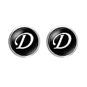 Yellow Chimes Exclusive Collection Alphabet A Statement Stainless Steel Cufflinks for Men
