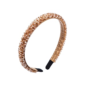 yellow chimes hair band for women girls hair accessories crystal rhinestone headband for women hair band gold headband