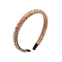Yellow Chimes Hair Band for Women Girls Hair Accessories Crystal Rhinestone Headband for Women Hair Band Gold Headband