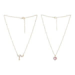 yellow chimes necklace for women and girls fashion gold pendant necklace for women gold plated charm chain pendant necklace  birthday gift for girls anniversary gift for wife valentine gift for girls