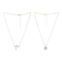 Yellow Chimes Necklace for Women and Girls Fashion Gold Pendant Necklace for Women Gold Plated Charm Chain Pendant Necklace | Birthday Gift for Girls Anniversary Gift for Wife Valentine Gift for Girls