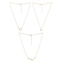 Yellow Chimes Necklace for Women and Girls Fashion Gold Pendant Necklace for Women Gold Plated Charm Chain Pendant Necklace | Birthday Gift for Girls Anniversary Gift for Wife Valentine Gift for Girls