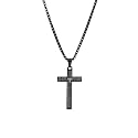 Yellow Chimes Pendant for Men and Boys Silver Pendants For Men | Stainless Steel Cross Pendant Necklace Chain for Men | Birthday Gift for Men and Boys Anniversary Gift for Husband
