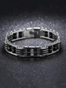 YELLOW CHIMES Stainless Steel Rhodium Bracelet