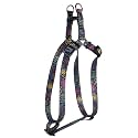 Yellow Dog Design Paisley Skulls Multi Step-In Dog Harness, Medium-3/4" Wide and fits Chest of 15 to 25"