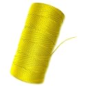Yellow String Line Level - #18 Nylon String - 1000 Ft Length - Yellow Twine for Mason Line, Construction, Gardening, Leveling
