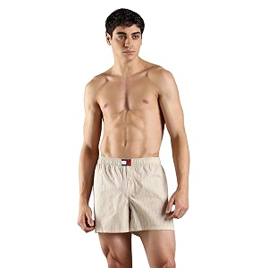 Yellow Striped Mid Rise Boxer