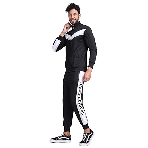 YELLOW TREE Polyester Printed Tracksuits for Men