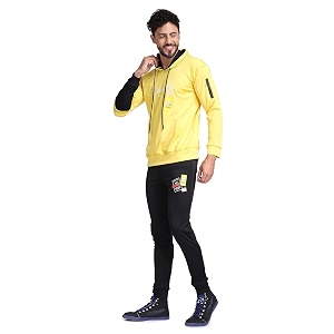YELLOW TREE Polyester Printed Tracksuits for Men