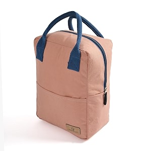 yellow weaves 100 cotton canvas lunch bag reusable and washable leakproof keeps hot amp cold lunch bag for men women kids office picnic school big size - peach 10 liters