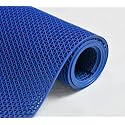 Yellow Weaves Anti Skid Multipurpose PVC Rubber Rectangular Mat for Floor, Bathroom, Swimming Pool, Kitchen, Indoors, Outdoors | Color - Blue | Waterproof Entrance Doormat, Rain Jali Mat - (2x10 Feet)