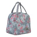 Yellow Weaves Insulated Travel Fabric &amp; Metal Lunch/Tiffin/Storage Bag, Regular Size (Grey)