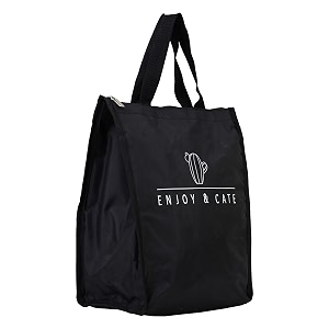 yellow weaves insulated travel lunchtiffinstorage bag for office college amp school big size- black
